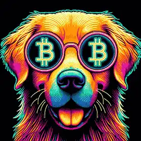BTC Shades golden retriever