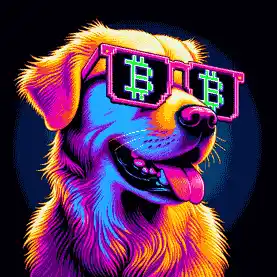 BTC Shades golden retriever